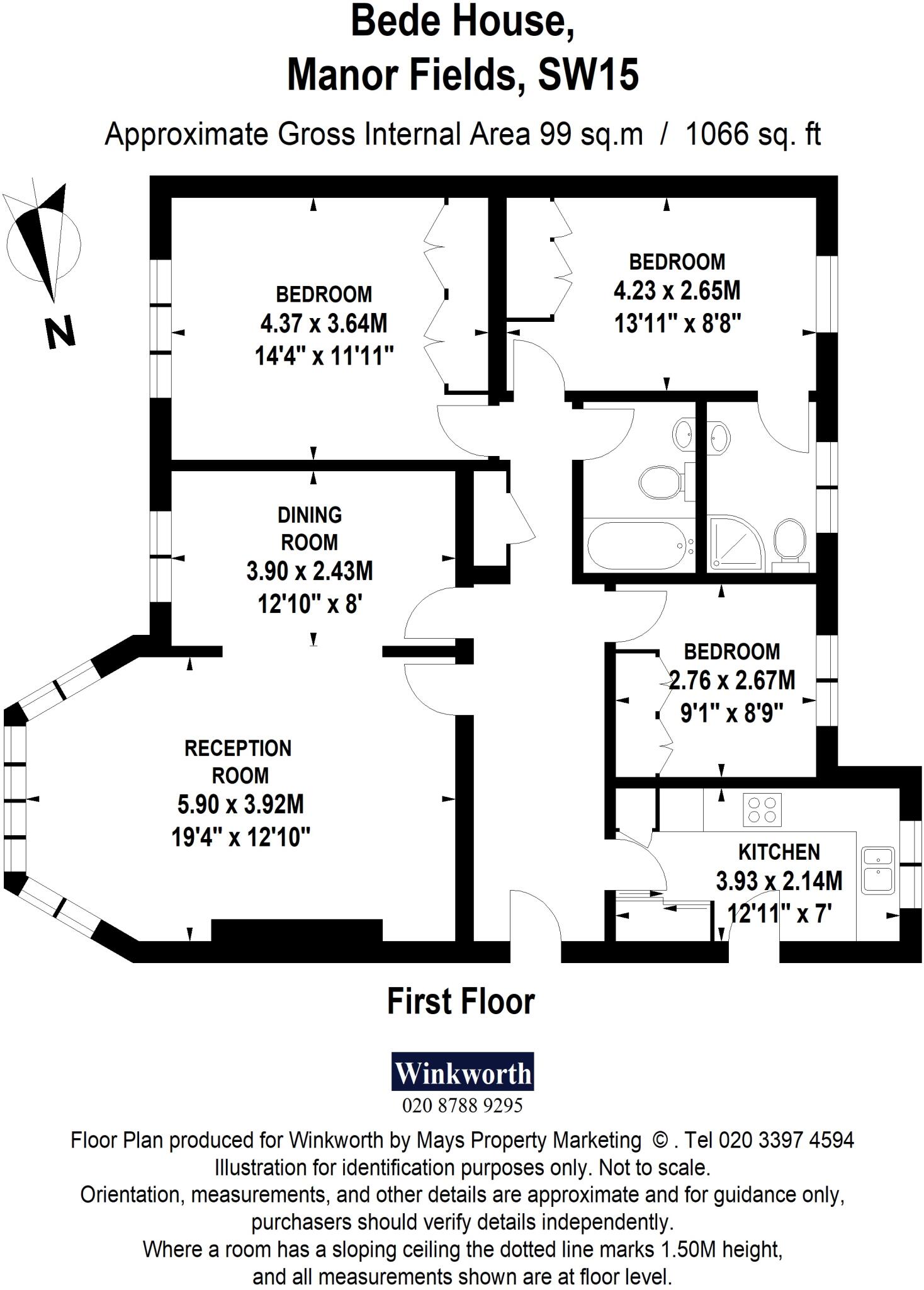 Bede House, Manor Fields, London, SW15 floorplan