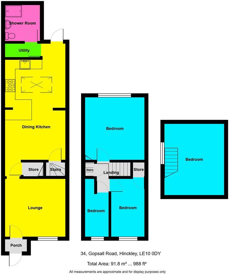 Gopsall Road, Hinckley floorplan
