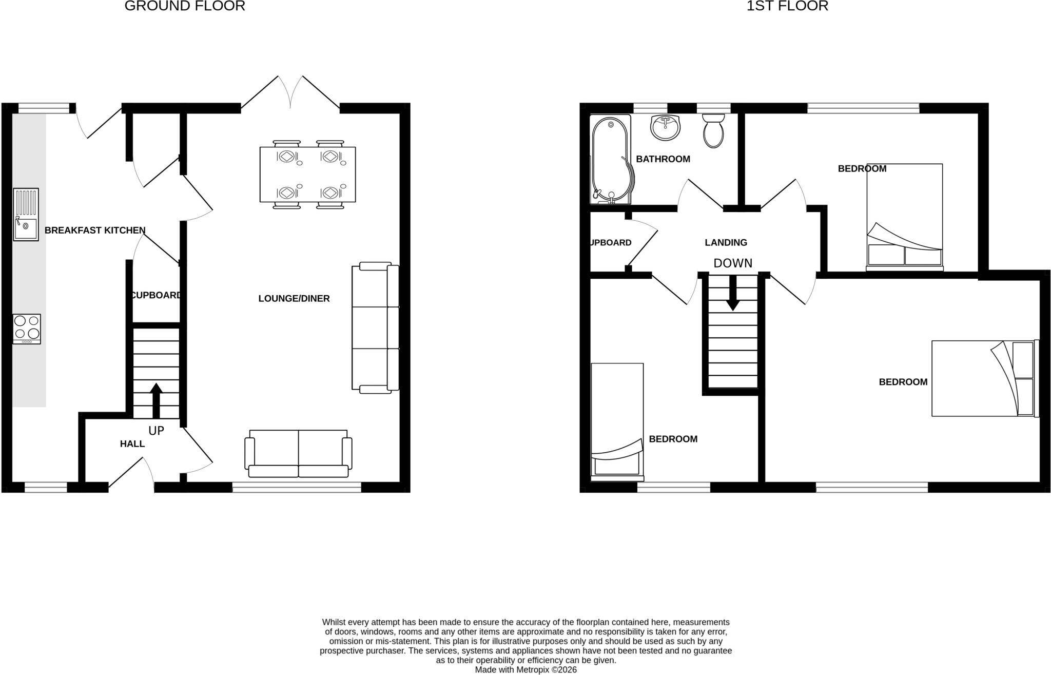 Grappenhall Road, Great Sutton floorplan