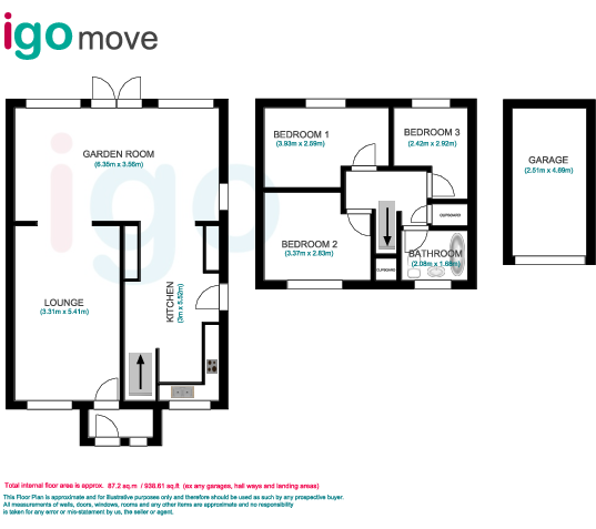 Lindisfarne, Peterlee floorplan