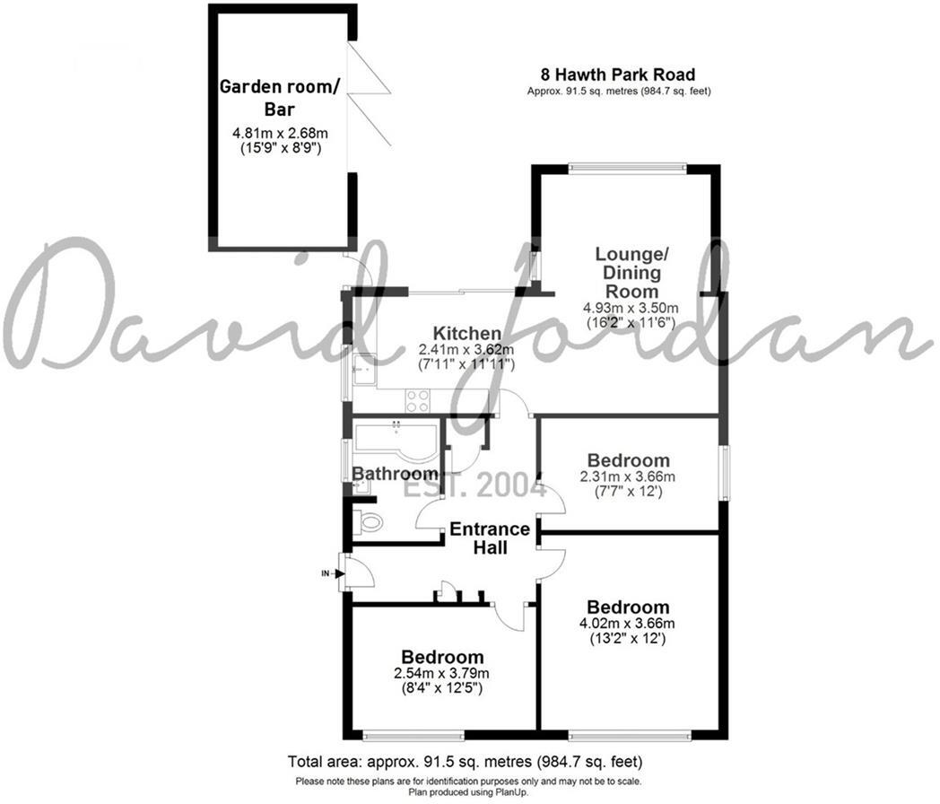Hawth Park Road, Bishopstone floorplan