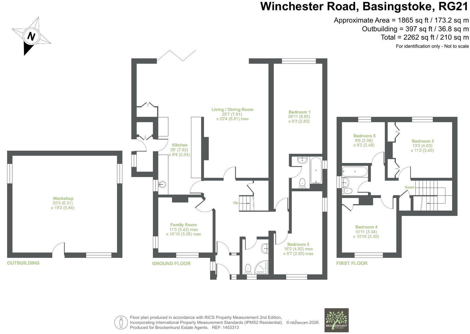 Winchester Road Basingstoke RG21 8YW floorplan