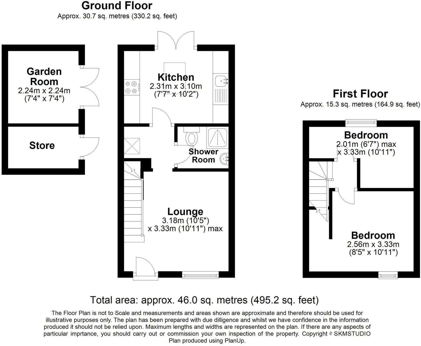 Front Street, Slip End, LU1 floorplan
