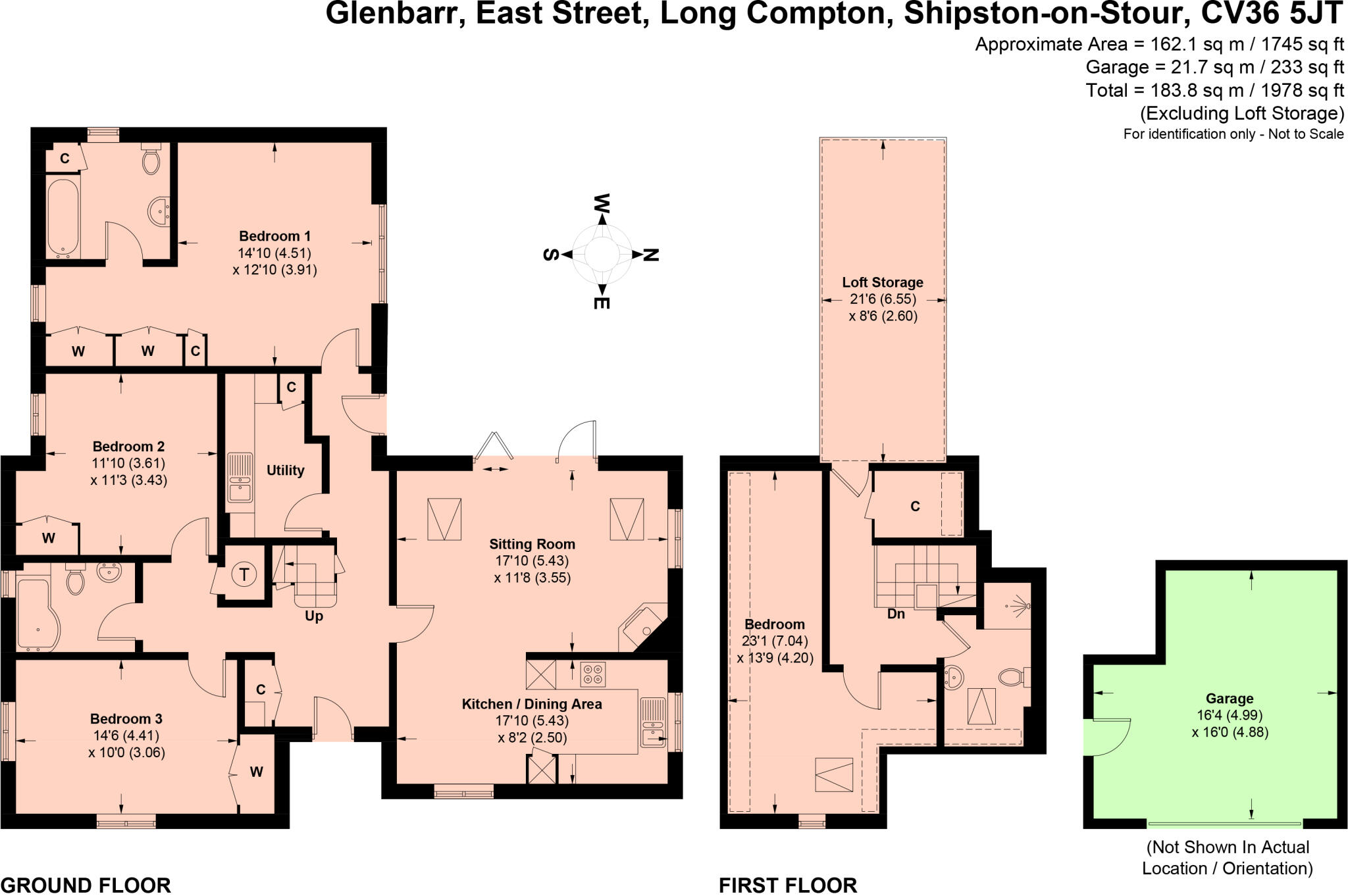 East Street, Long Compton, Shipston-on-Stour, Warwickshire, CV36 floorplan