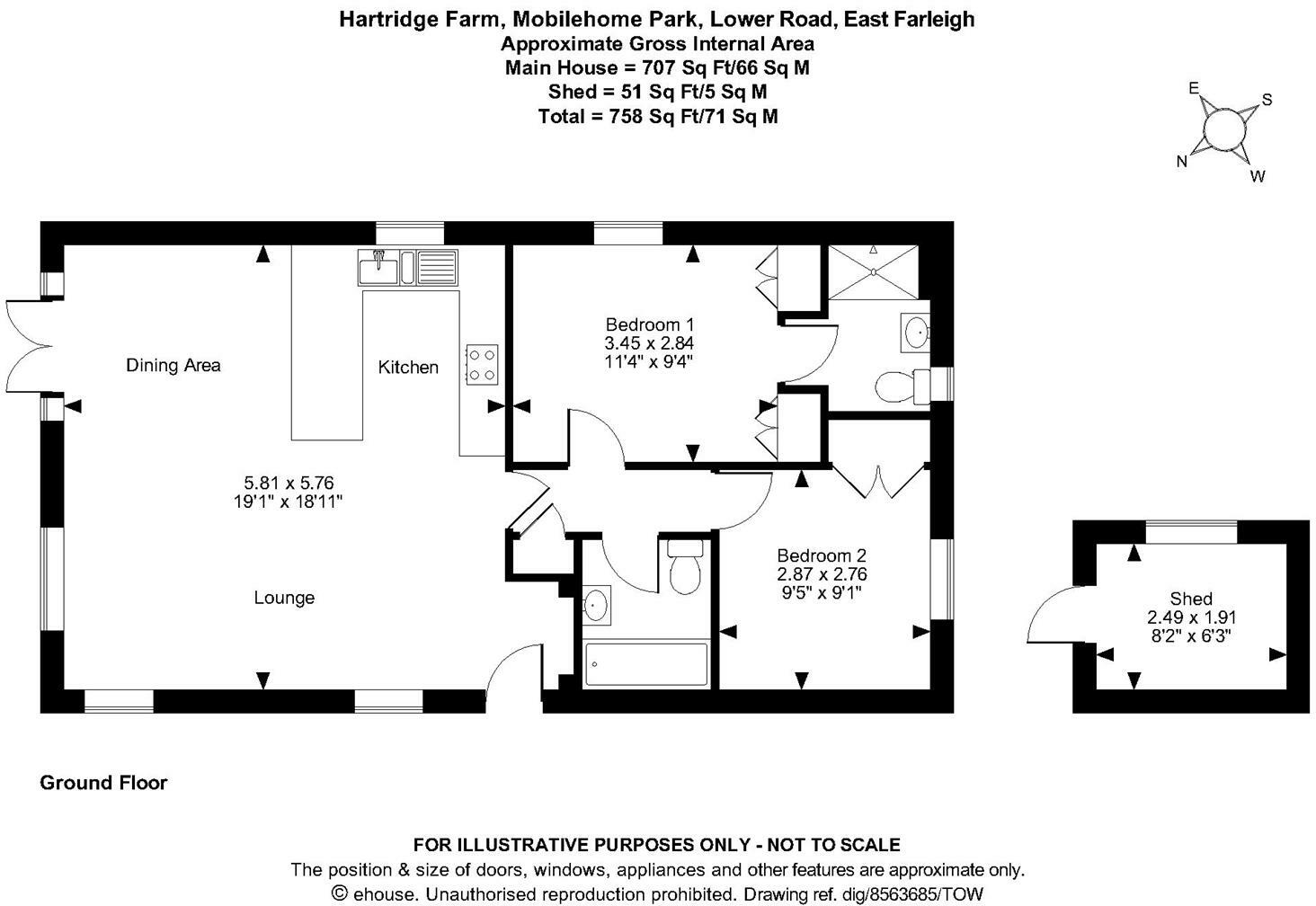 Lower Road, East Farleigh, Maidstone floorplan