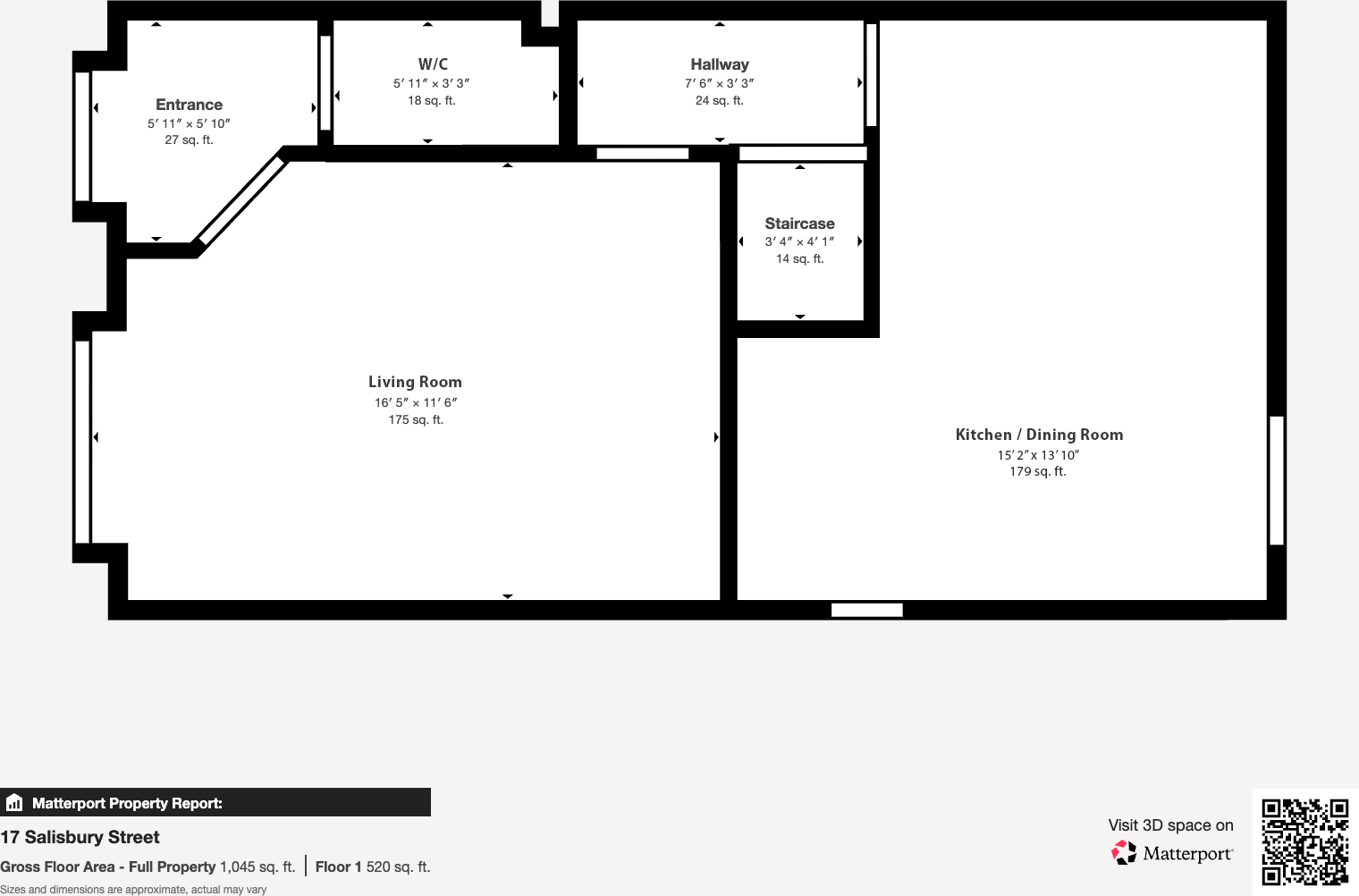 Salisbury Street, Hadfield, Glossop, Derbyshire, SK13 1NP floorplan