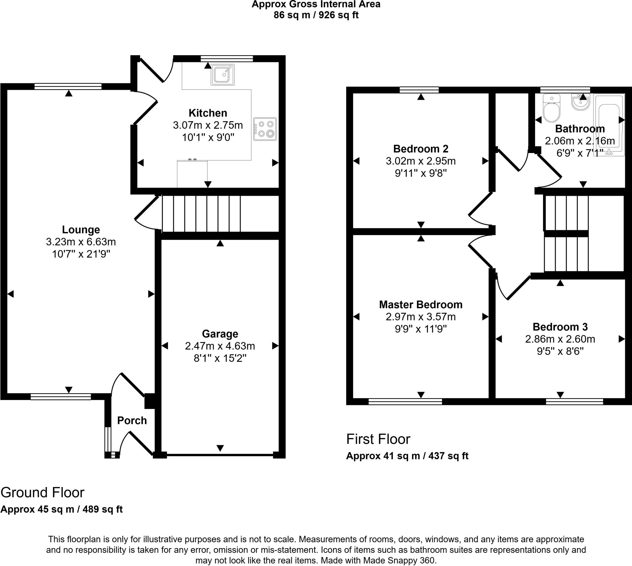 Pendleton Drive, Cramlington, Northumberland, NE23 3TU floorplan