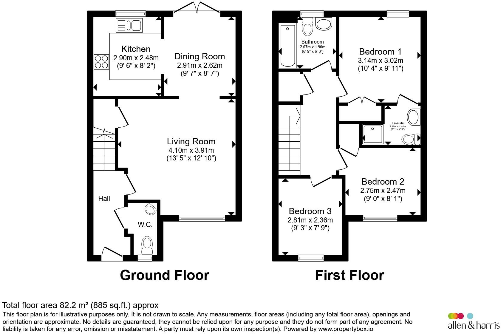 Springbank Gardens, Glasgow floorplan