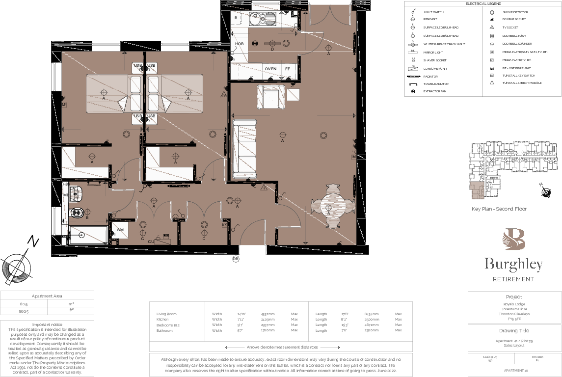 Royles Lodge,
Torentun Close,
Thornton Cleveleys,
Lancashire,
FY5 5FE floorplan