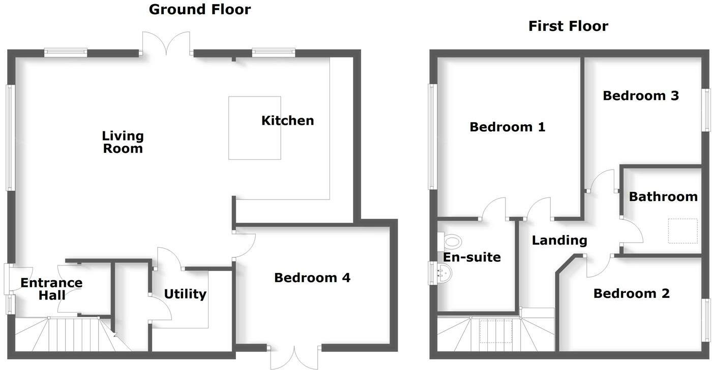 The Old Barn, Higham Lane, Stoke Golding. floorplan