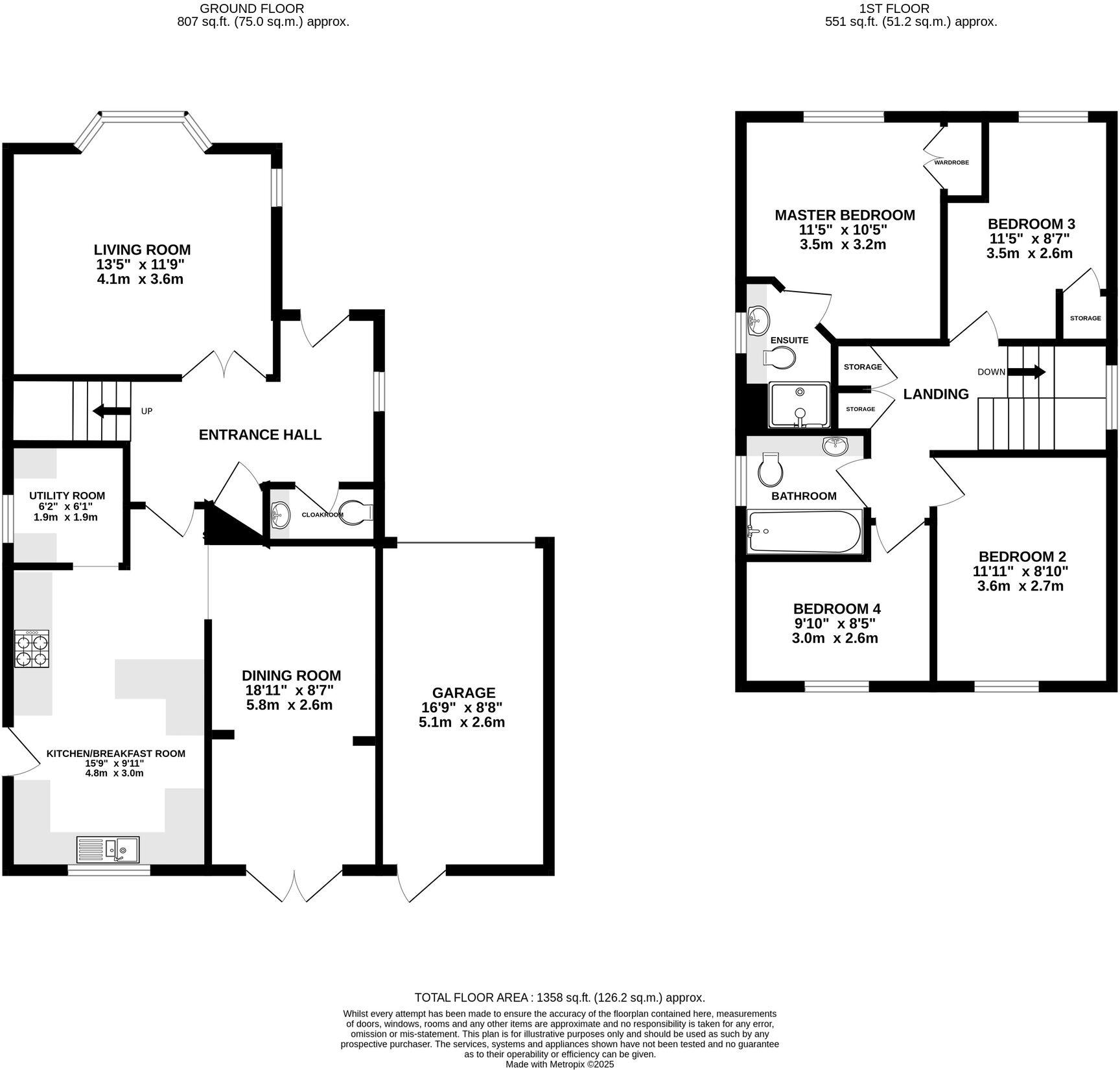 8 Snowshill Close floorplan