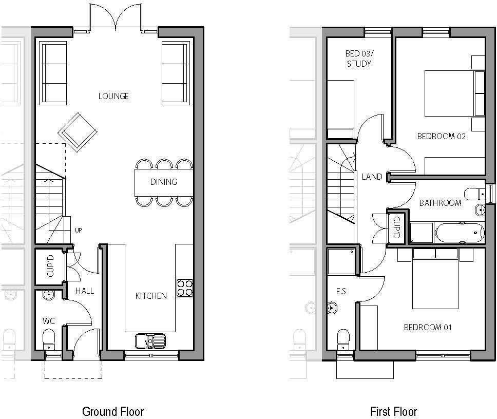 Plot 51, The Green, Waltham floorplan
