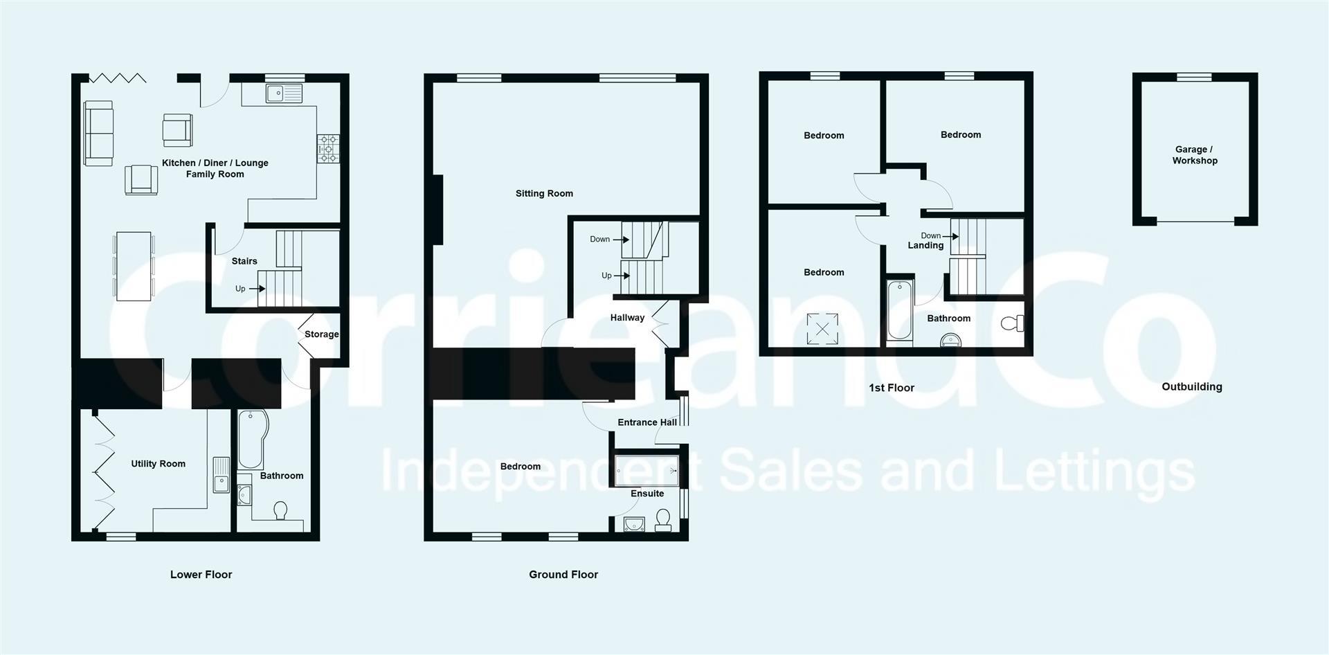 The Hill, Millom floorplan