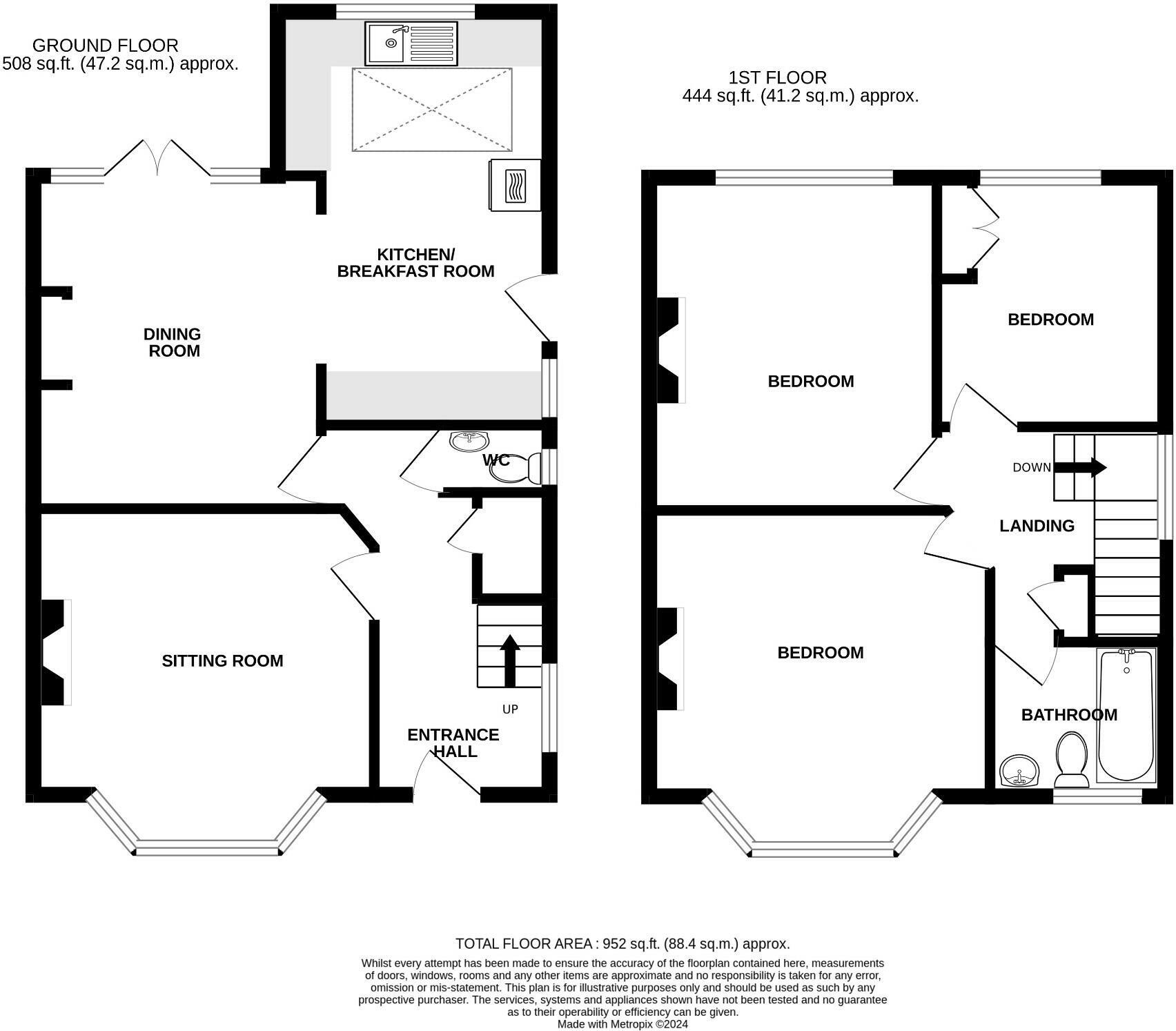 Cherry Garden Road, Old Town, Eastbourne, East Sussex, BN20 floorplan