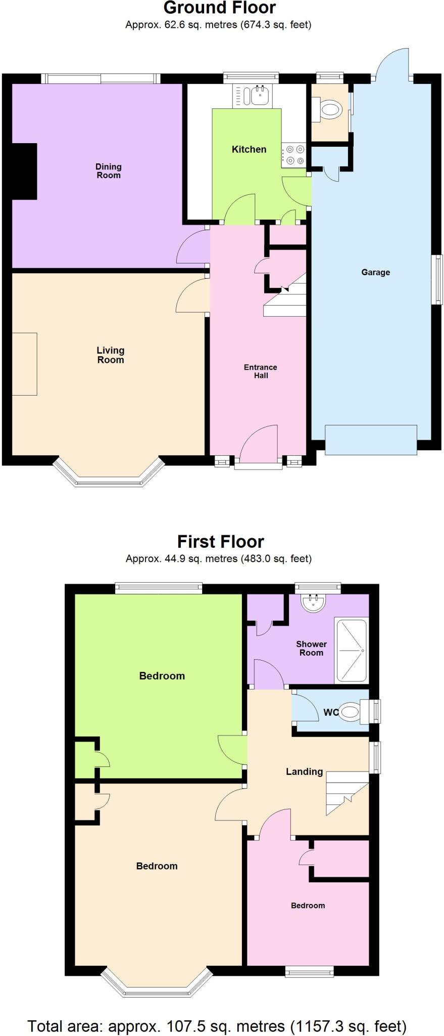 Dukes Road, Hexham, Northumberland, NE46 floorplan