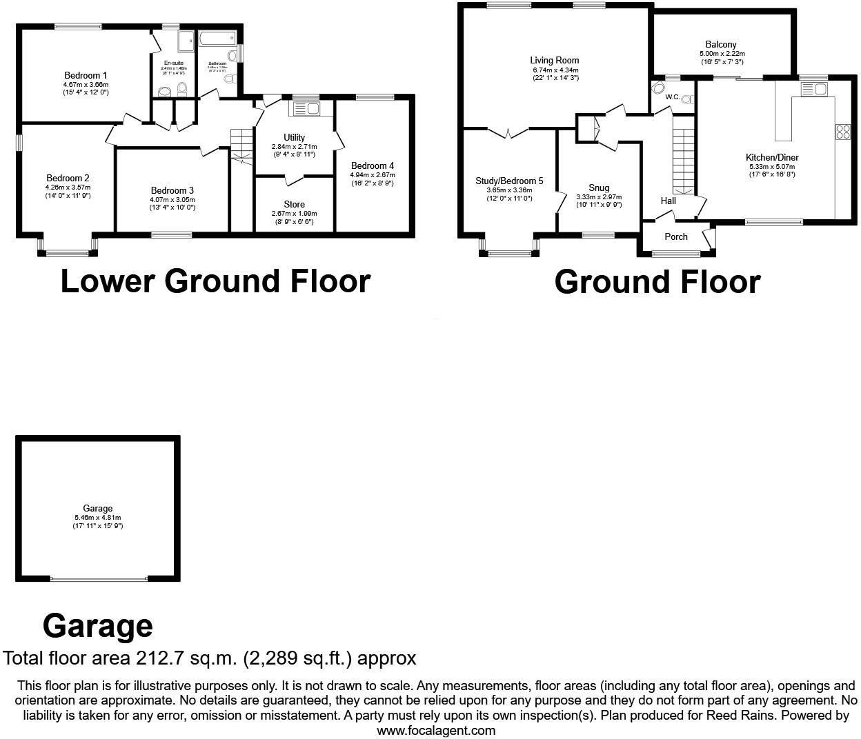 Bryn Celyn, Llanddulas, Conwy, LL22 floorplan
