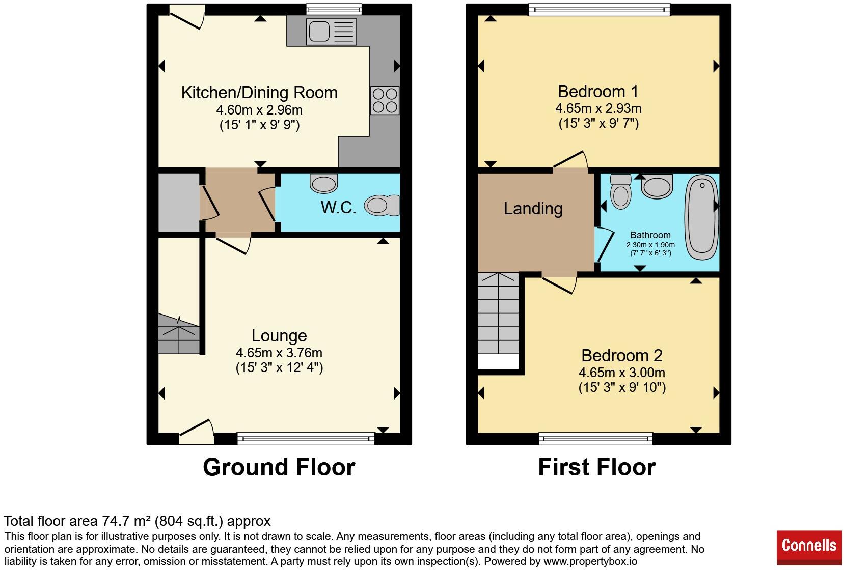 Shearing Close, Dudley floorplan