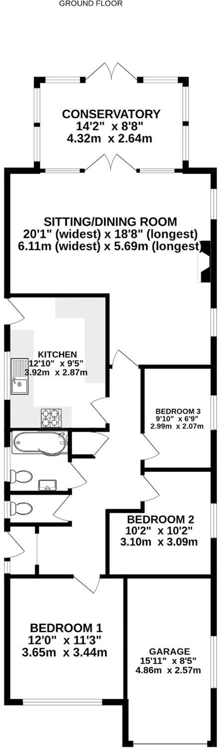 Lodge Crescent, Orpington, BR6 floorplan