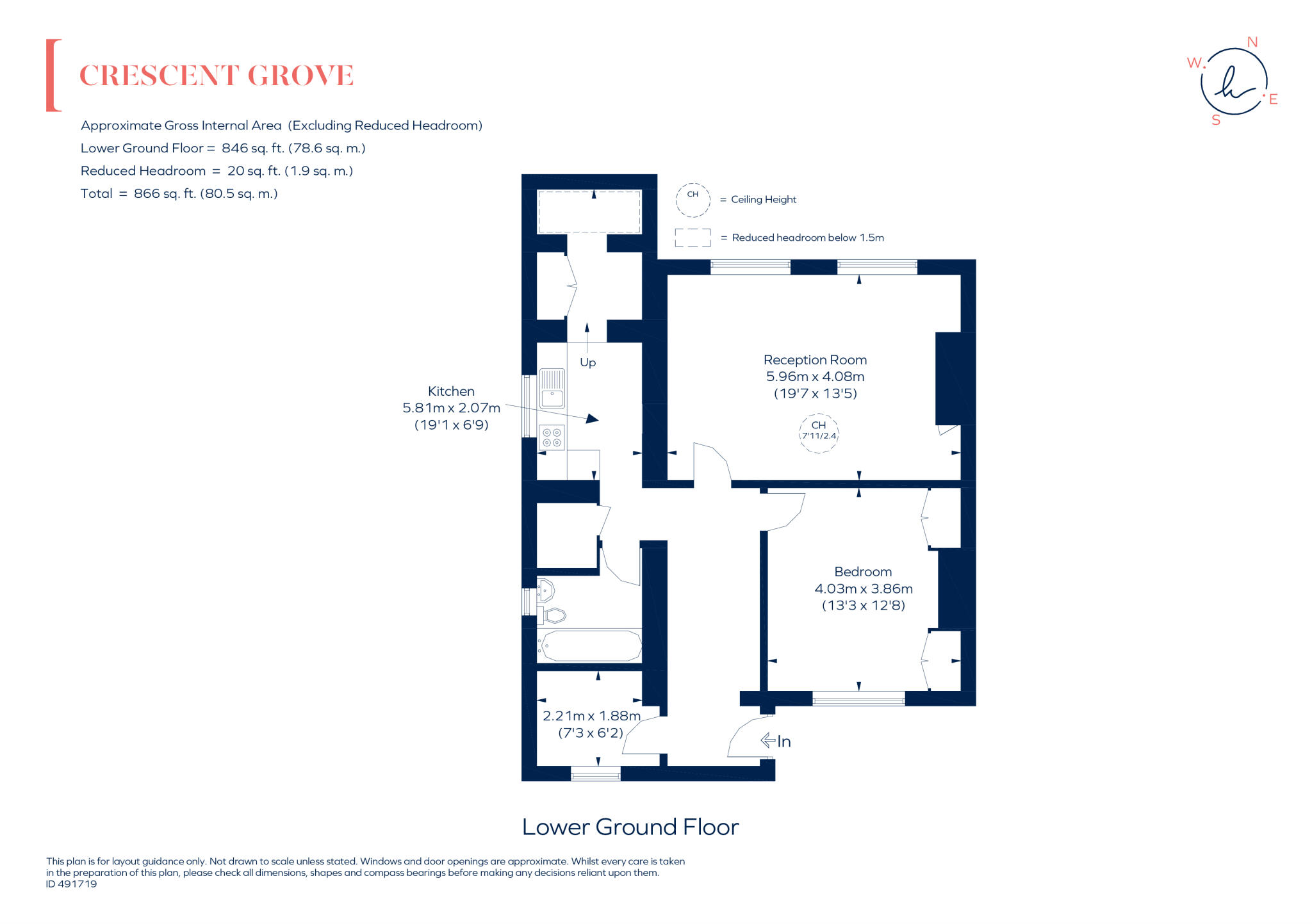 Crescent Grove, London, SW4 floorplan