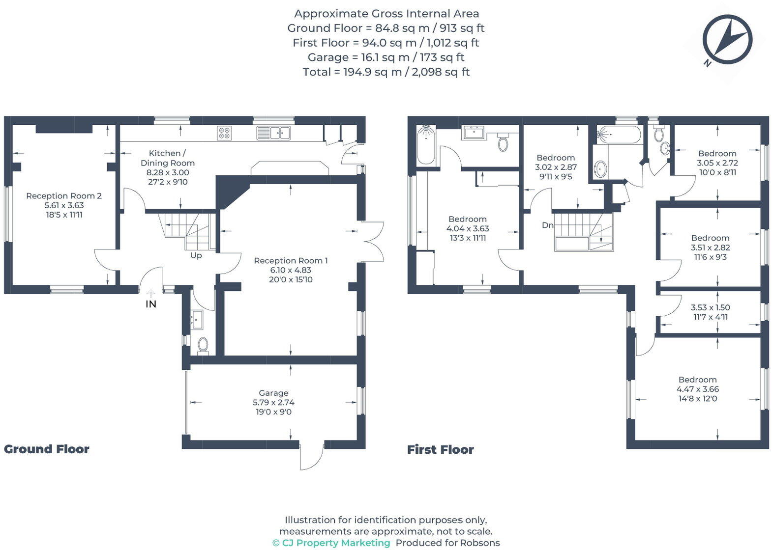 Oxhey Road, Watford, WD19 4QE floorplan
