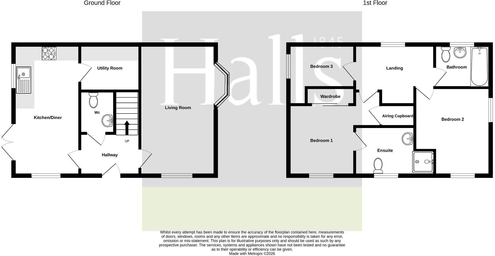 Hendrick Crescent, Shrewsbury floorplan