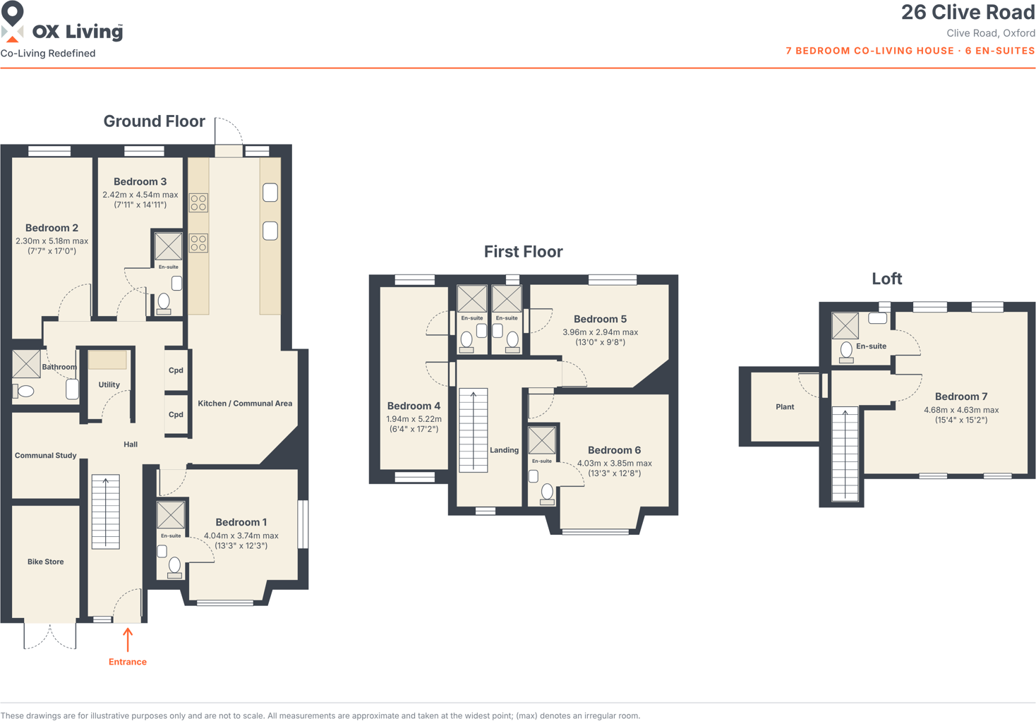 Clive Road floorplan
