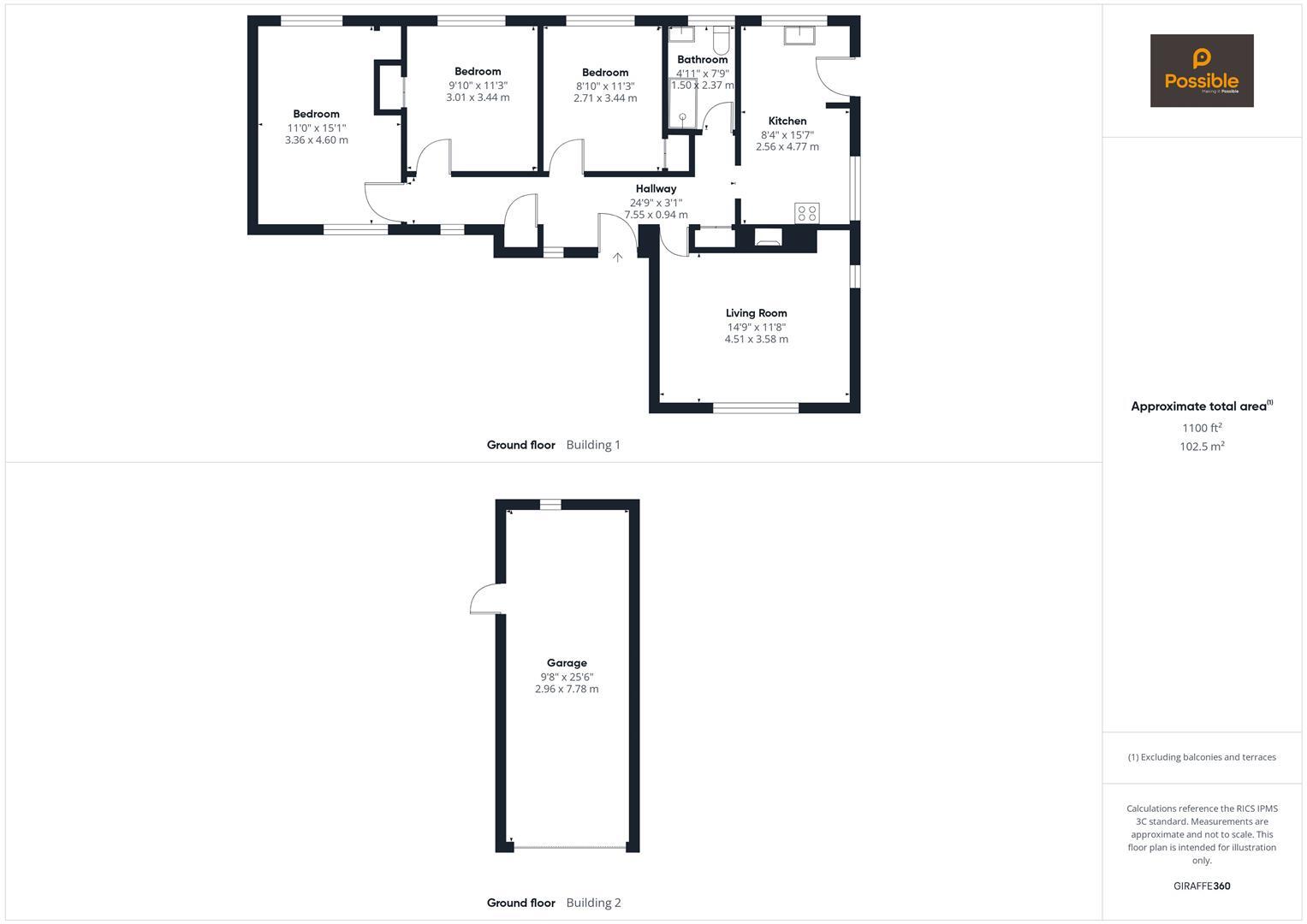 Inchbeag Cottage, Inchcoonans, Errol, PH2 7RB floorplan