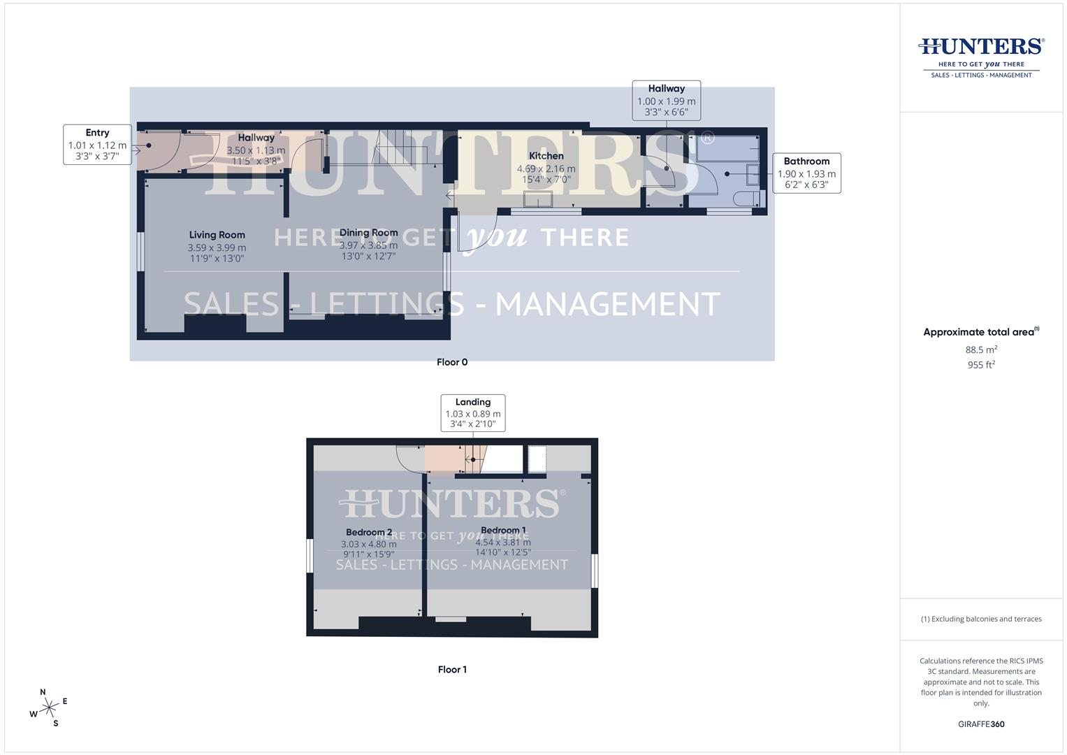 Carley Road, Southwick, Sunderland floorplan