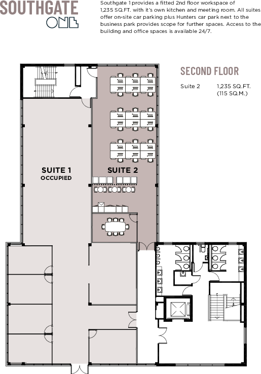 Southgate 1 Second Floor Plan