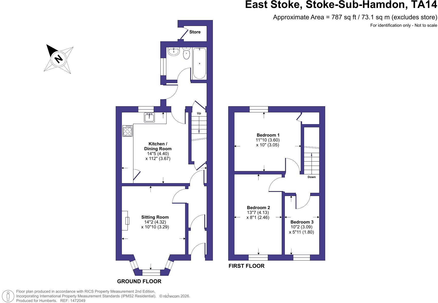 19, East Stoke, Stoke-Sub-Hamdon, Somerset floorplan