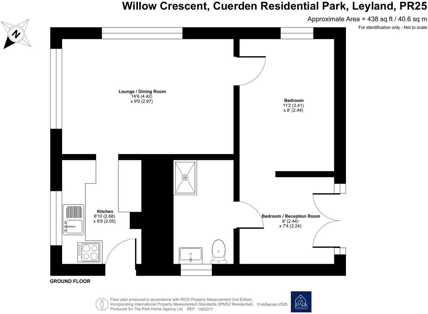 Cuerden Residential Park, Leyland, LANCASHIRE, PR25 5PB floorplan