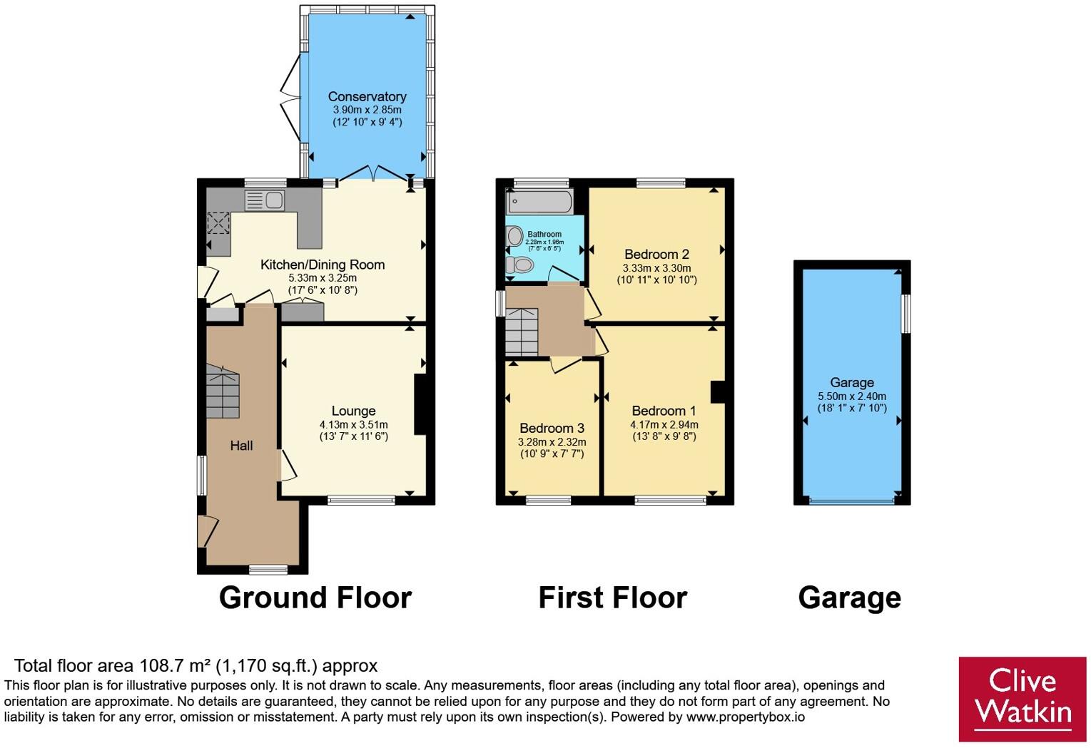 Adam Avenue, Great Sutton, Ellesmere Port, Cheshire, CH66 floorplan