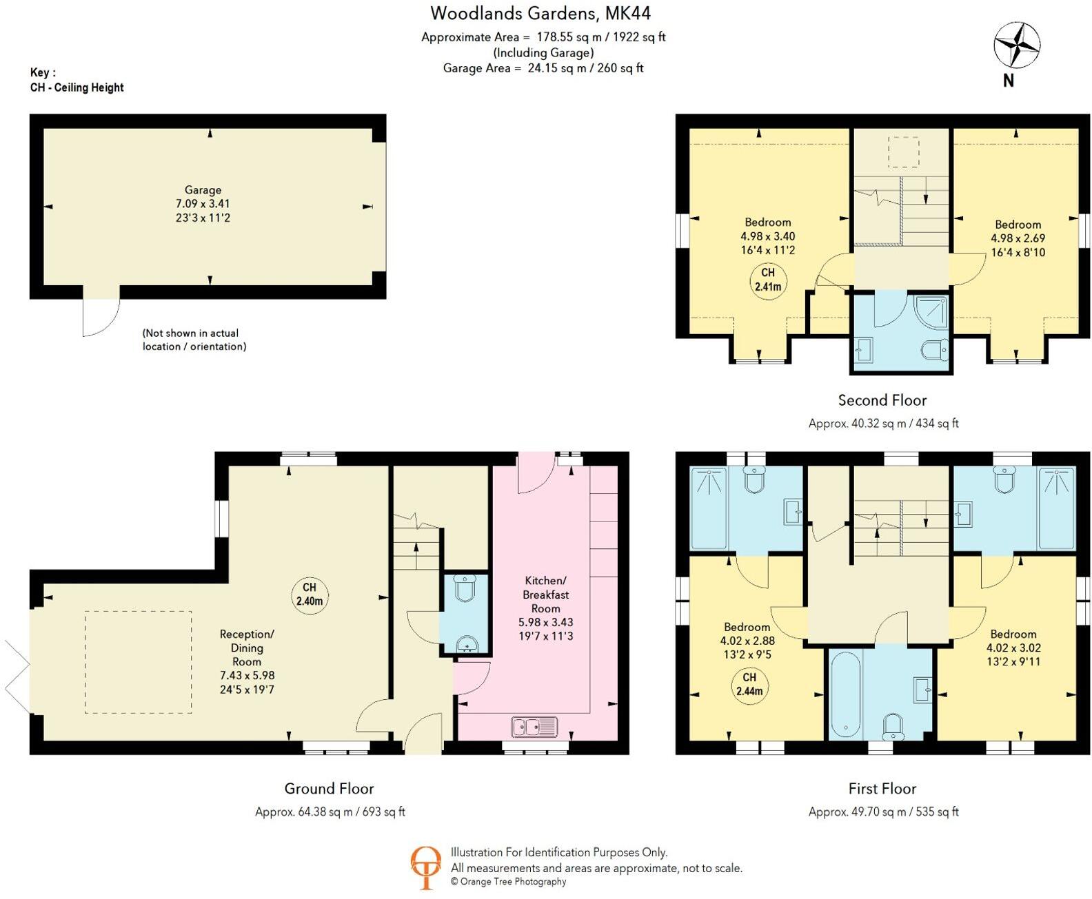 Woodland Gardens, Maulden, MK45 floorplan