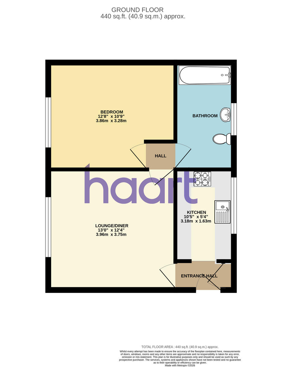 The Fortunes, Harlow floorplan