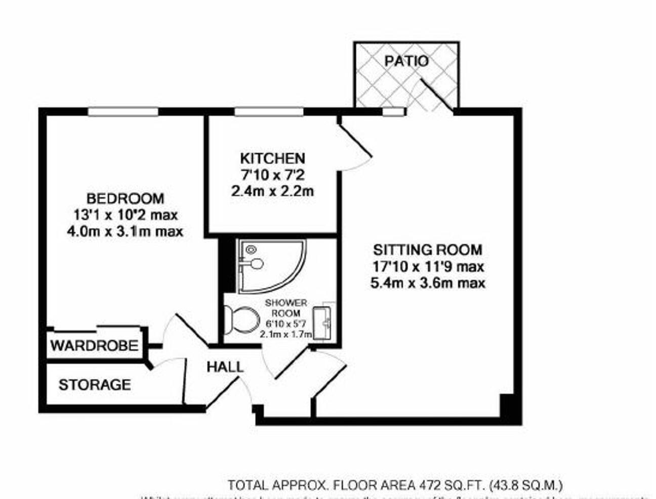 Kingston Avenue, Leatherhead, KT22 floorplan