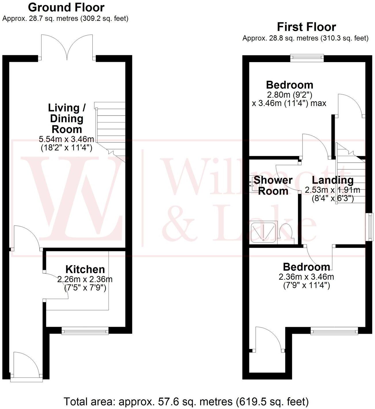 The Bourne, Bishop's Stortford, CM23 floorplan