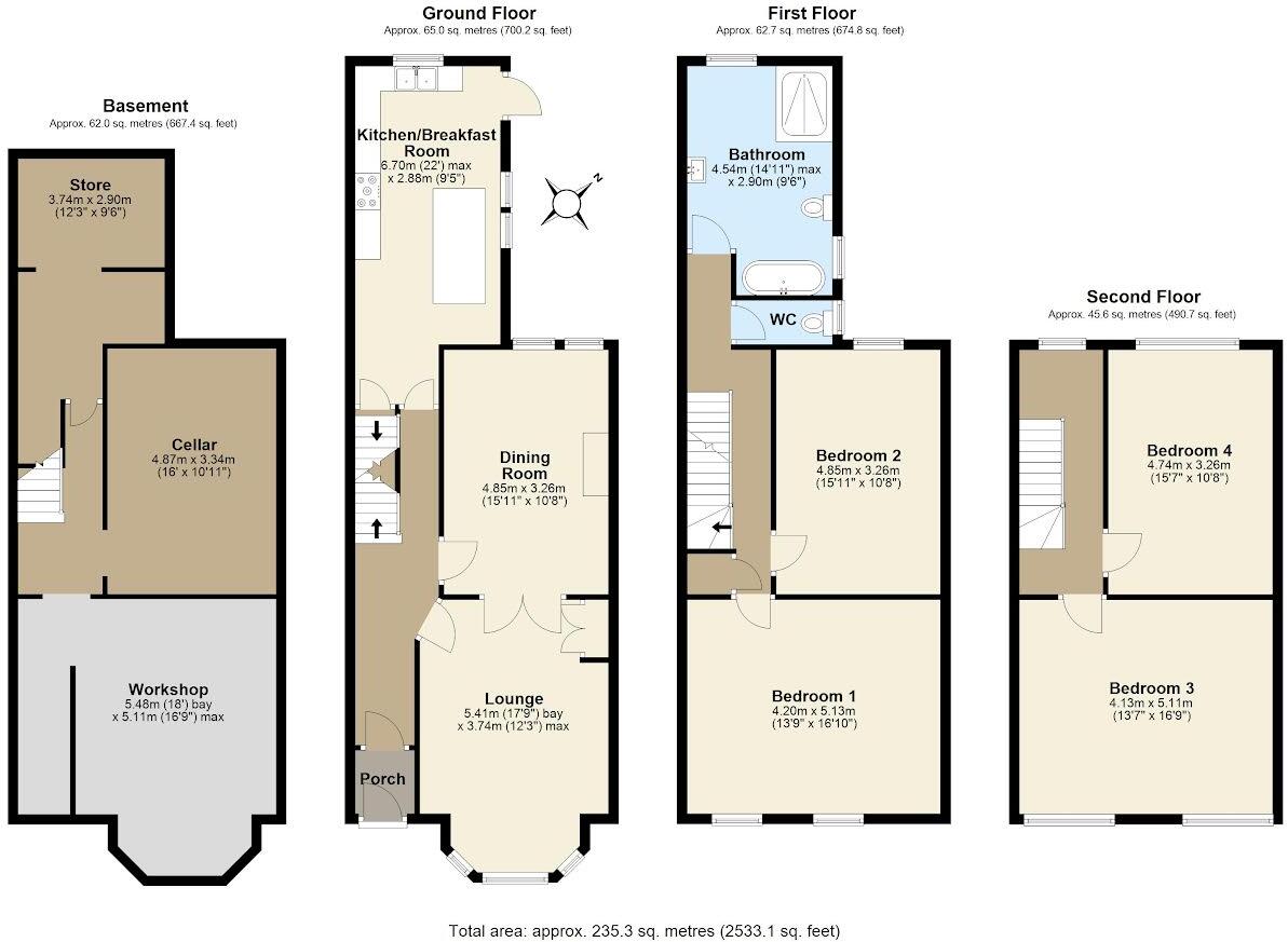 Hilton Road, Potternewton, Leeds, LS8 floorplan