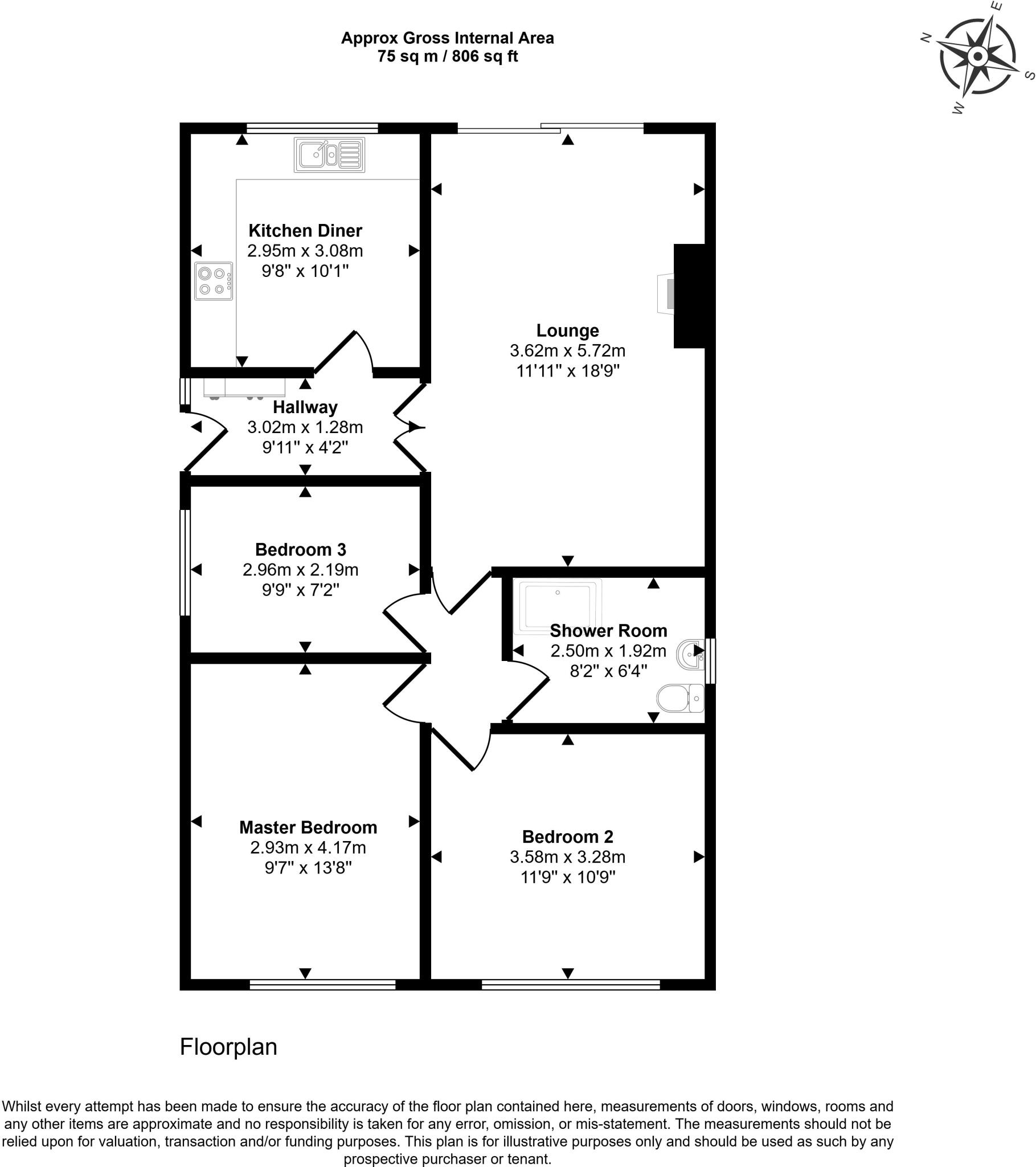 Summerfield Road, Dronfield, S18 floorplan