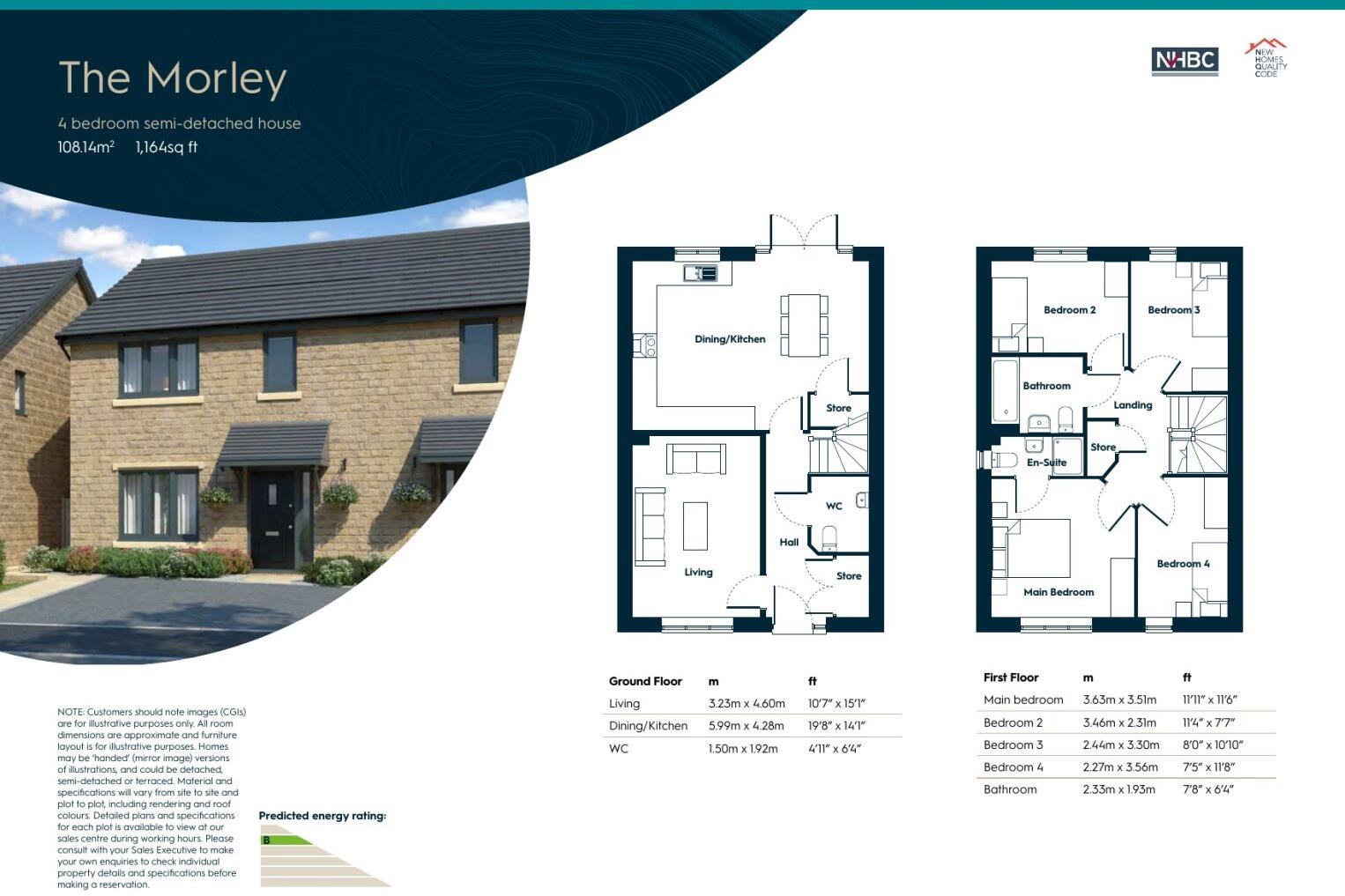 Hollinsgate, New Road, Burnley (The Morley)  floorplan