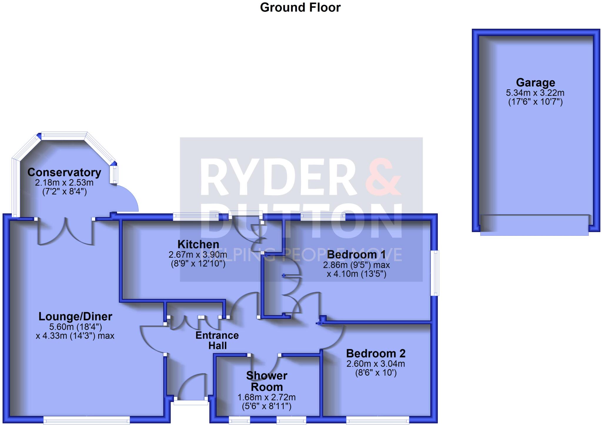 Ravens Way, Scholes, Holmfirth, West Yorkshire, HD9 floorplan