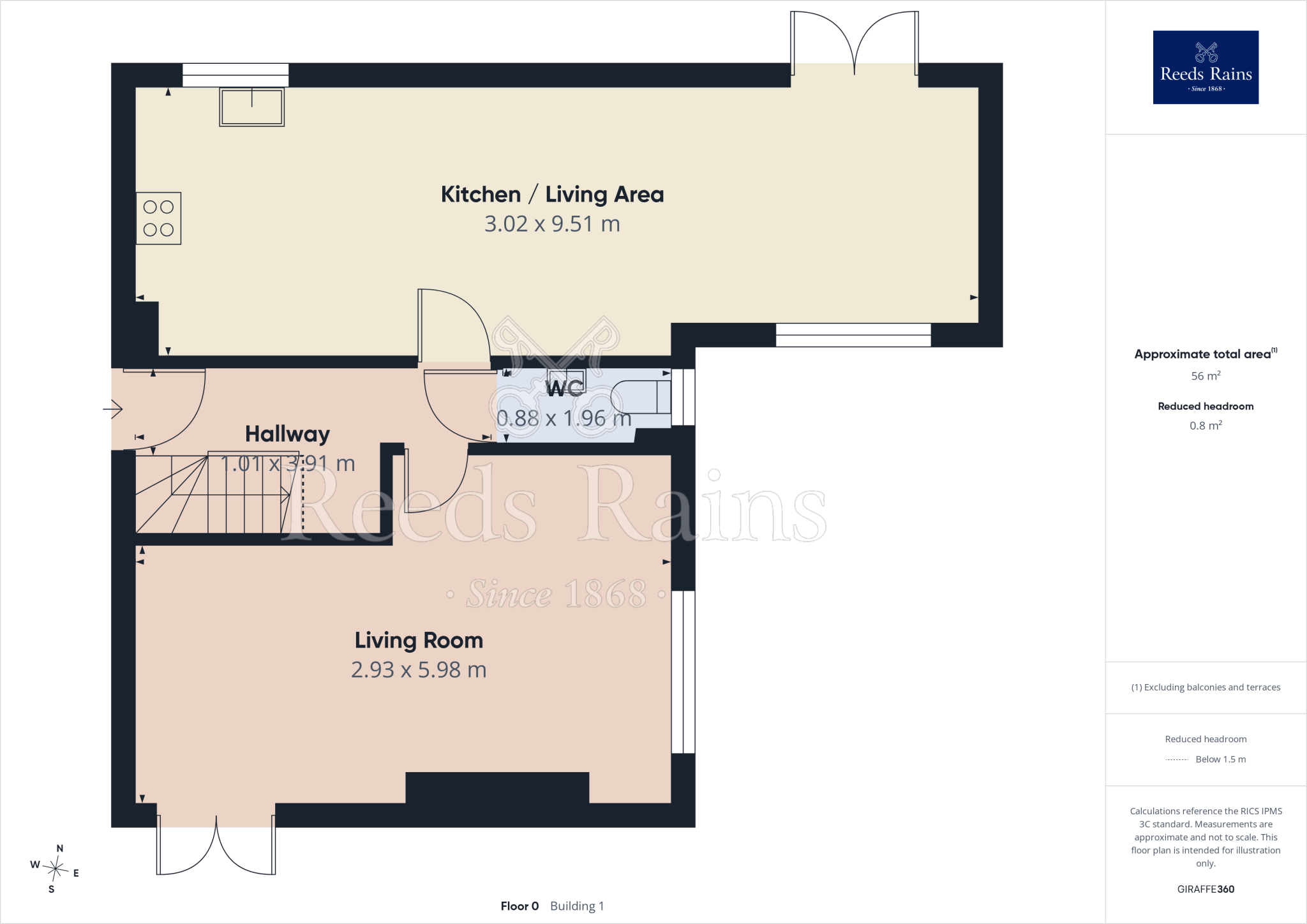 Lindrick Way, Halifax, West Yorkshire, HX2 floorplan