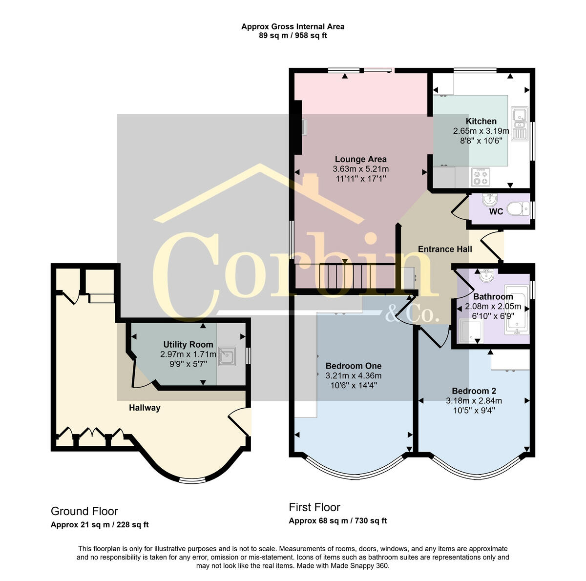 Connaught Crescent, Poole, BH12 2 floorplan