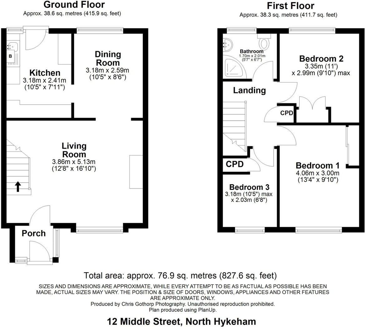 Middle Street, North Hykeham, Lincoln, LN6 9QX floorplan