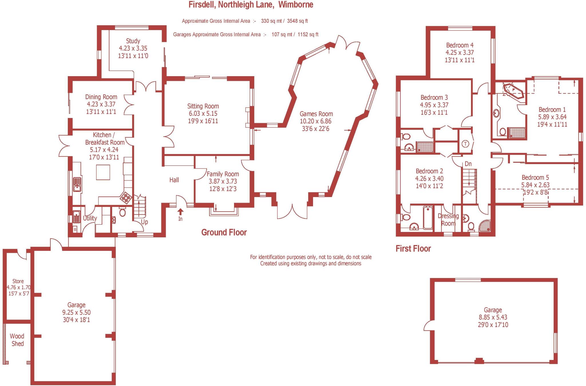 Northleigh Lane, Colehill, Wimborne, Dorset, BH21 floorplan