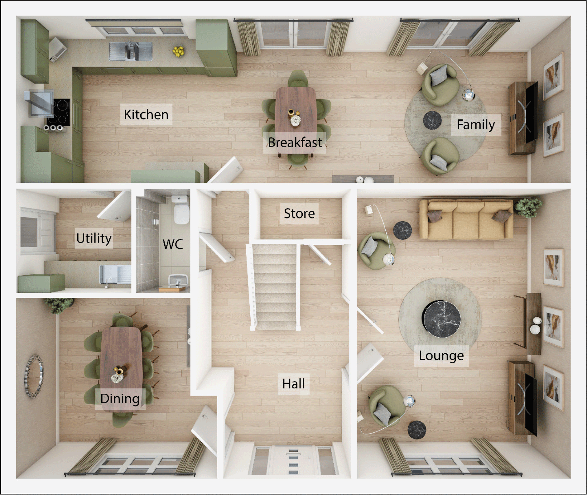 Summerlea Road,
West Kilbride,
Ayrshire,
KA23 9HN floorplan