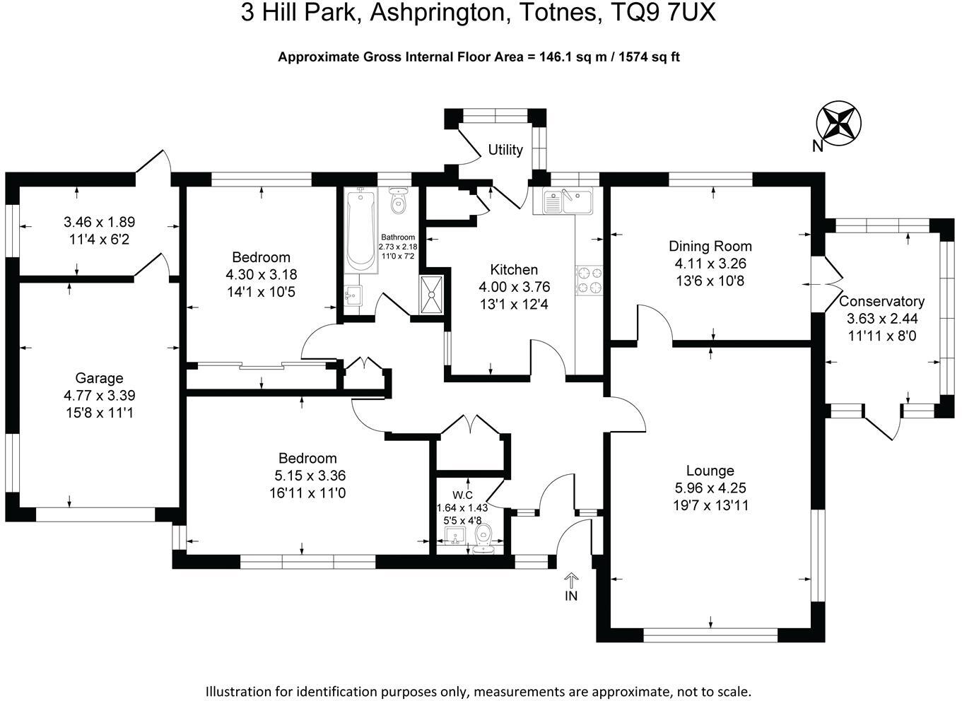 Hill Park, Ashprington, Totnes floorplan