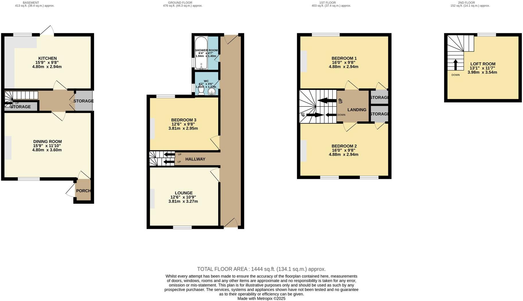 Bedford Road, Reading, RG1 floorplan