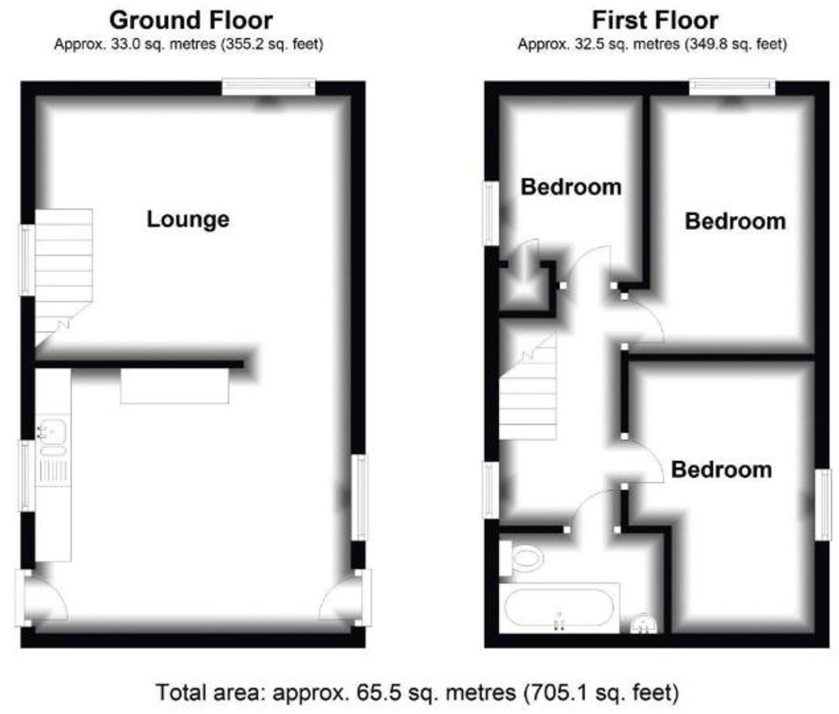 Love Lane, Denbigh, LL16 floorplan