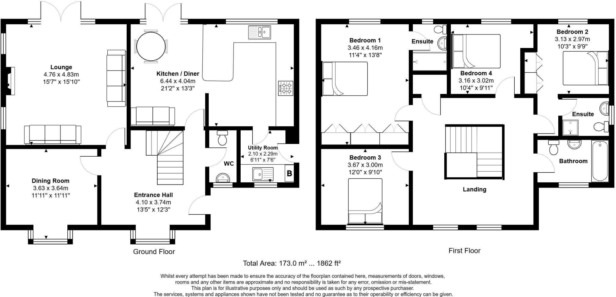Sorbus Close, Almondsbury, Bristol, BS32 floorplan