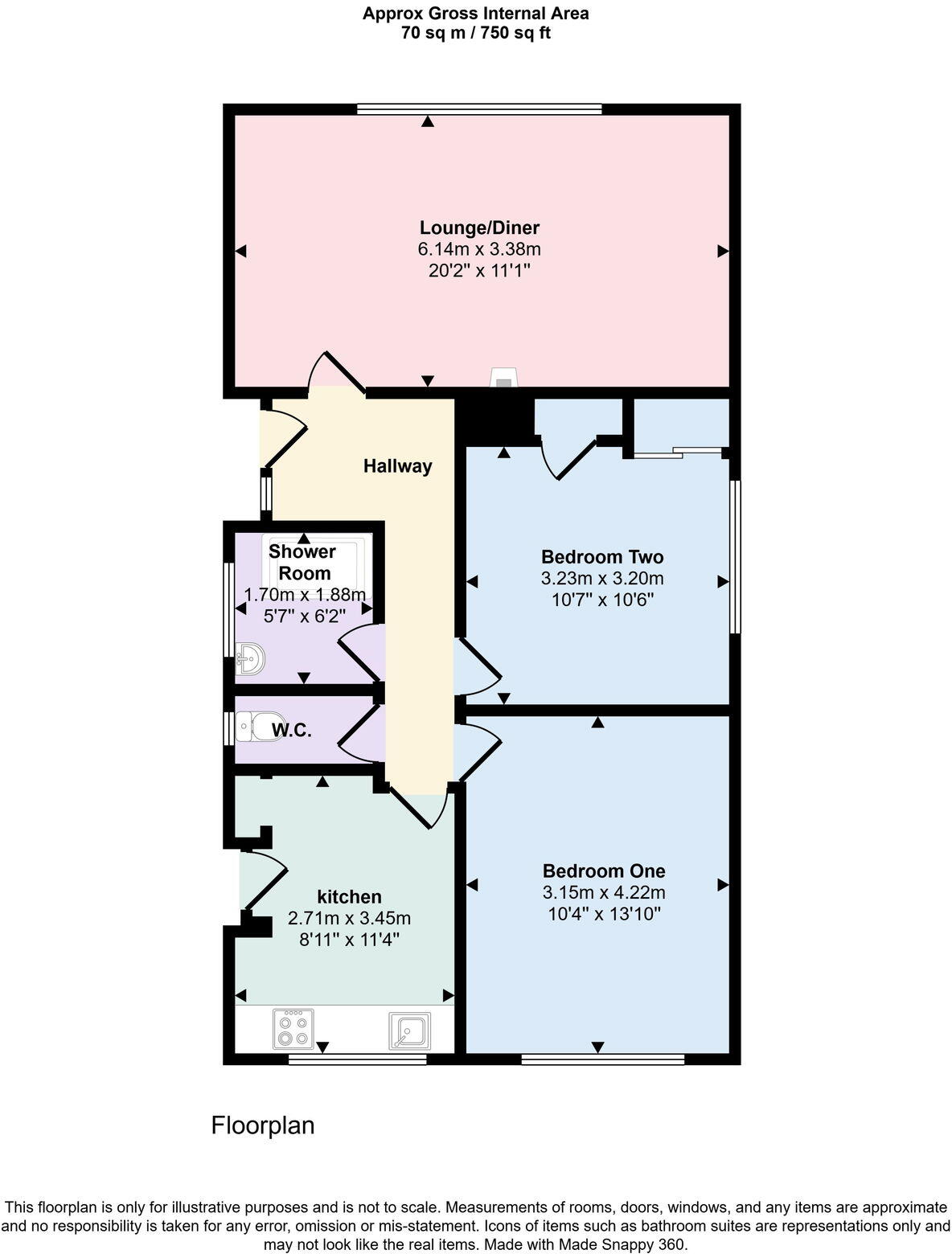 Ffordd Penrhwylfa, Prestatyn, Denbighshire, LL19 8BS floorplan